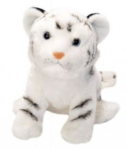Plyšový Tygr bílý 30 cm