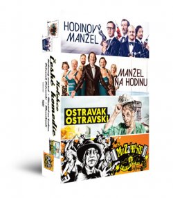 Kolekce České komedie - 4 DVD (Manžel na hodinu + Ostravak Ostravski + Hodinový manžel + Muzzikanti)