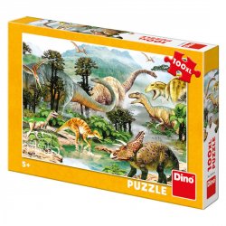 Puzzle Život dinosaurů