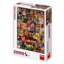 Filmové plakáty:  puzzle 2000 dílků