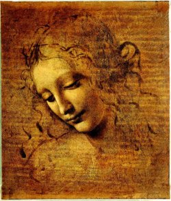 Leonardo da Vinci: Tvář mladé dívky - Puzzle/1000 dílků