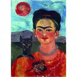 Frida Kahlo: Autoportrét - Puzzle/1000 dílků
