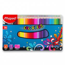 Pastelky Maped Color Peps Metal Box 36ks