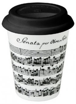 Coffee to go Mug Vivaldi Libretto white - Trav.