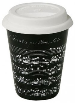 Coffee to go Mug Vivaldi Libretto black - Trav.