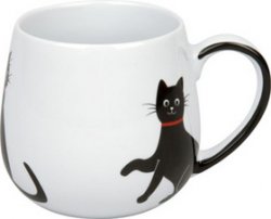 Snuggle mug My lovely cats - Red necklace