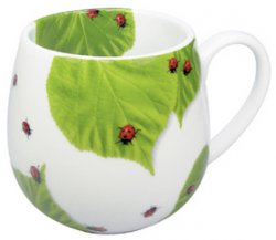 Hrnek Ladybird on Leaves