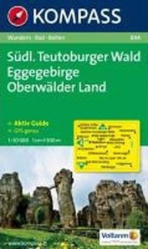 Südlicher,Teutoburger W,Eggegebirge Oberwälder Land 844 / 1:50T KOM 