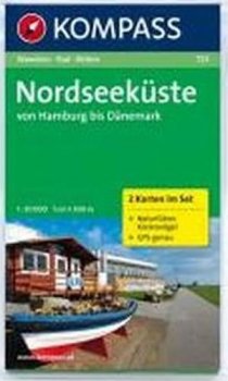 NORDSEEKÜSTE VON HAMBURG 1:50 000