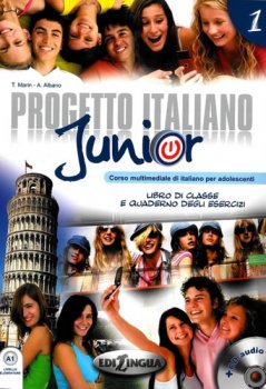 Progetto Italiano Junior 1 Libro di classe e Quaderno degli esercizi + CD + DVD