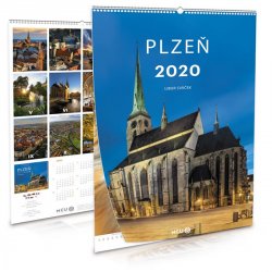 Kalendář 2020 - Plzeň - nástěnný