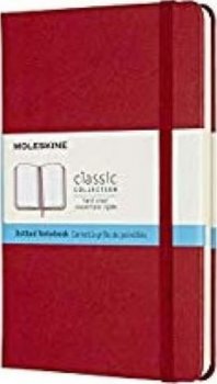 Moleskine: Zápisník tvdý tečkovaný červený M