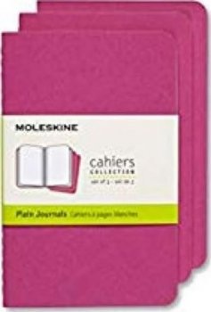 Moleskine: Sešity 3 ks čisté růžové  S