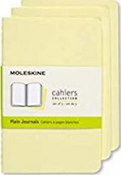 Moleskine: Sešity 3 ks čisté žluté  S