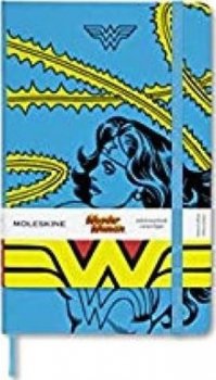 Moleskine: Wonder woman zápisník linkovaný L modrý