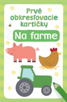 Prvé obkresľovacie kartičky Na farme