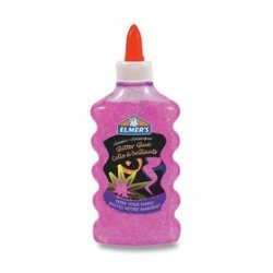 Lepidlo ELMER´S Glitter Glue 177ml, růžové