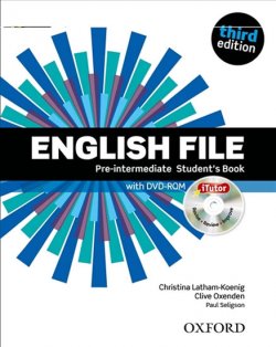 English File 3rd edition Pre-Intermediate Student´s book (without iTutor CD-ROM)                   