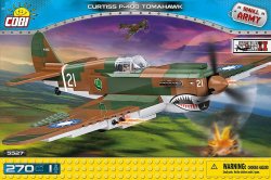 Stavebnice COBI 5527 II World War Stíhací letoun Curtis P40B Tomahawk/270 kostek+1 figurka