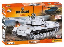 Stavebnice COBI 3009 WORLD of TANKS Tank Leopard I/485 kostek+ 1 figurka