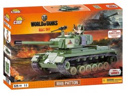 Stavebnice COBI 3008 WORLD of TANKS Tank M46 Patton/525 kostek+1 figurka