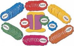 Jolly Phonics Tricky Word Wall Flowers : in Print Letters