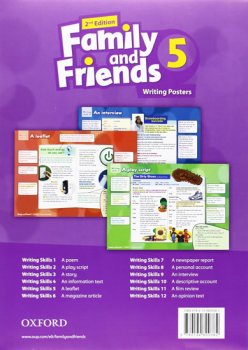 Family and Friends 5 2nd Edition Writing Posters