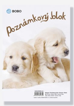 Poznámkový blok ZVÍŘATA A6, čistý, 50 listů