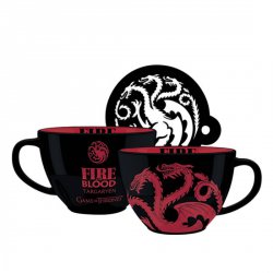 Hrnek Game of Thrones - Targaryen cappuccino 630 ml