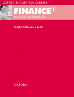 Oxford English for Careers: Finance 1 Teacher´s Resource Book