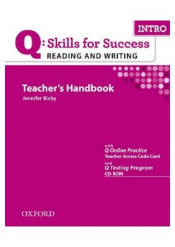 Q: Skills for Success Intro Reading & Writing Teacher´s Handbook with Q Testing Program