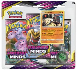 Pokémon TCG: SM11 Unified Minds 3 Blister Booster 