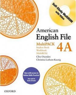 American English File 4 Student´s Book + Workbook Multipack A with Online Skills Practice Pack