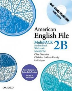 American English File 2 Student´s Book + Workbook Multipack B with Online Skills Practice Pack