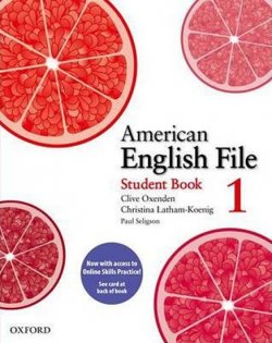 American English File 1 Student´s Book with Online Skills Practice Pack