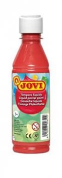 JOVI temperová barva 250ml v lahvi červená