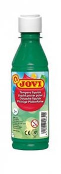 JOVI temperová barva 250ml v lahvi tmavě zelená