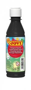 JOVI temperová barva 250ml v lahvi černá