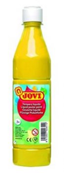 JOVI temperová barva 500ml v lahvi žlutá