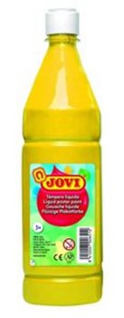 JOVI temperová barva 1000ml v lahvi žlutá