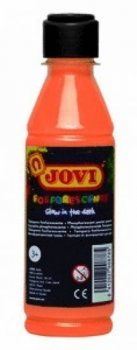 JOVI temperová barva neónová 250ml v lahvi oranžová