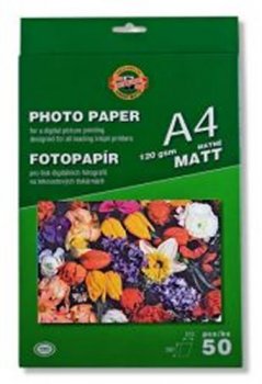 Koh-i-noor foto papír A4 mat 120g  50 ks