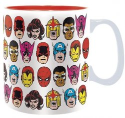 Hrnek Marvel - Marvel Heads 460 ml