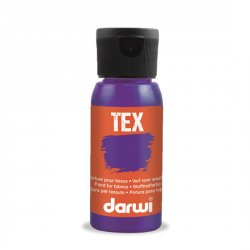 DARWI TEX barva na textil - Fialová 50 ml