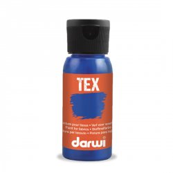 DARWI TEX barva na textil - Ultramarínová modrá 50 ml