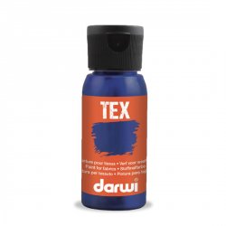 DARWI TEX barva na textil - Tmavě modrá 50 ml