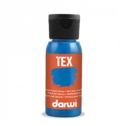 DARWI TEX barva na textil - Antická modrá 50 ml