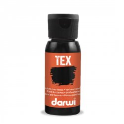 DARWI TEX barva na textil - Černá 50 ml