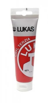 LUKAS akrylová barva TERZIA - Cadmium red deep 125 ml