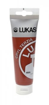 LUKAS akrylová barva TERZIA - Burnt sienna 125 ml